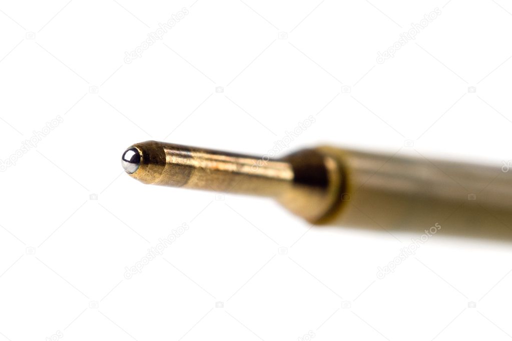 The tip of a ballpoint pen — Stock Photo © Observer 3090851