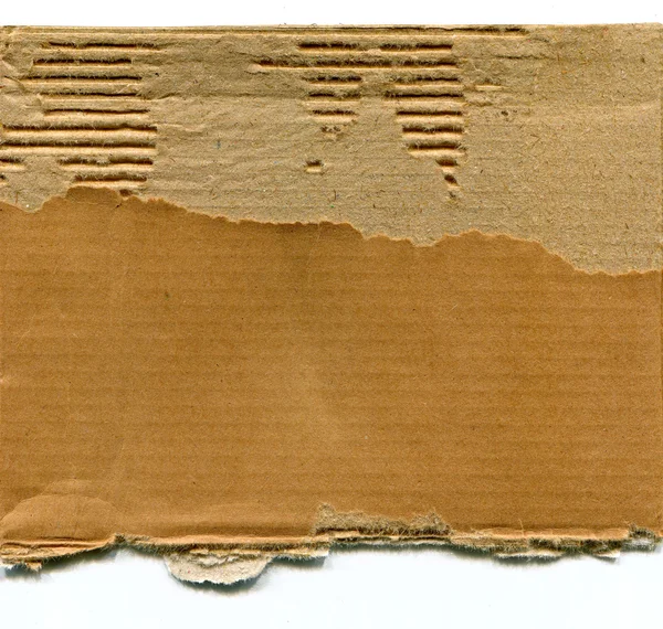 Textured cardboard with torn edges