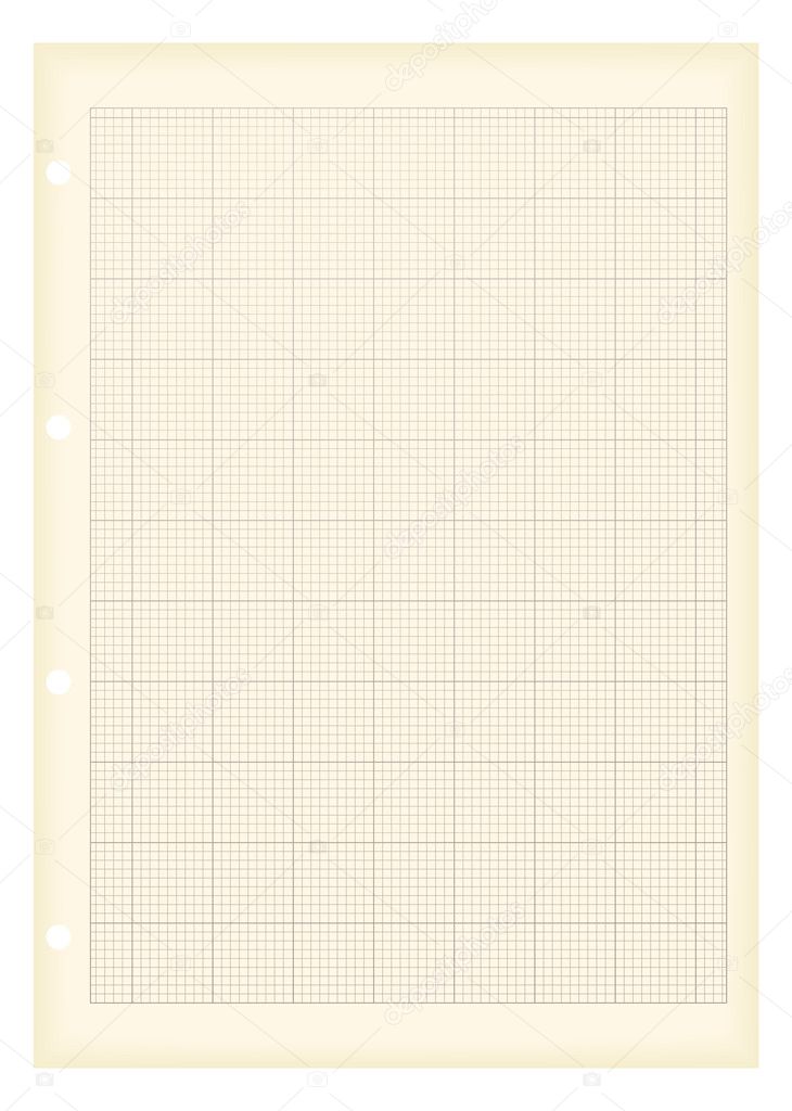 Grunge A4 Graph Paper Stock Vector Image By Nicemonkey 3423380