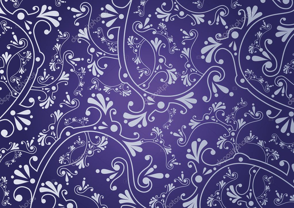 Purple Floral Background