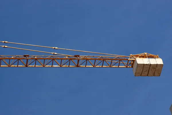 Crane holds load