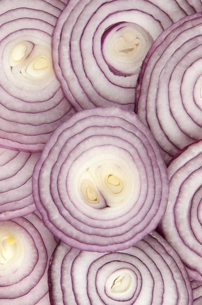 Red onion background