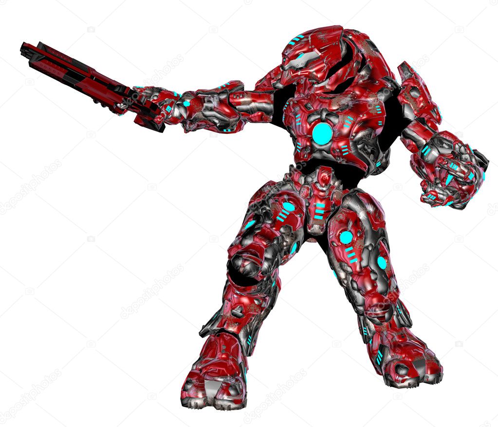 Scifi alien robot — Stock Photo © Wampa76 #3463811