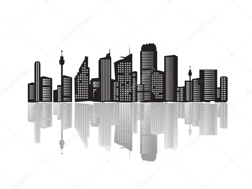 city landscape clip art - photo #50