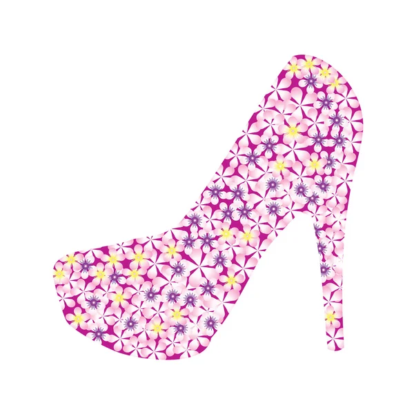 shoes with flowers