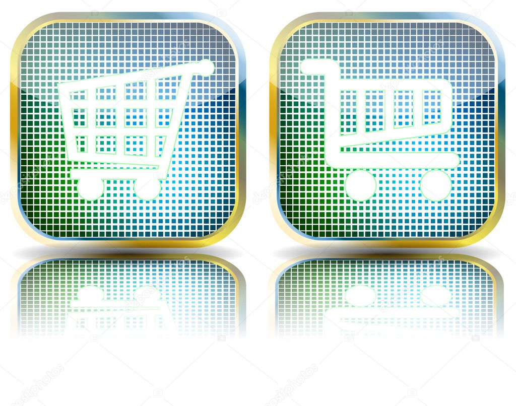 Grocery Cart Vector