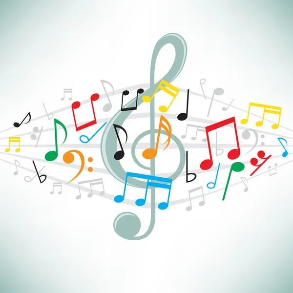 musical notes background. Stock Vector: Music notes