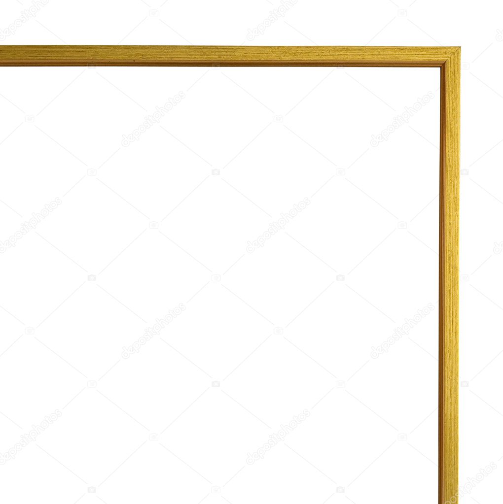 Thin gold border — Stock Photo © Jim_Filim 3581889
