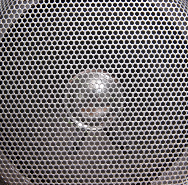 Net texture of black sound speaker