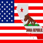 California+flag+map