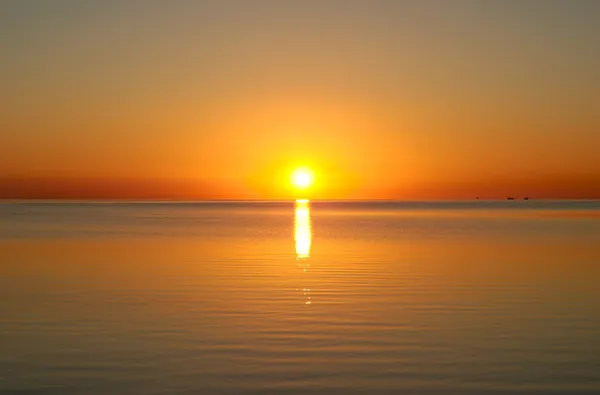 Sunrise in sea,