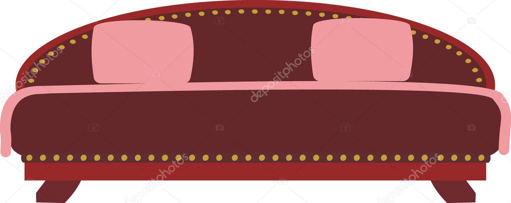 Cartoon wooden bed â€” Stock Vector Â© ADVRT24 #2792226