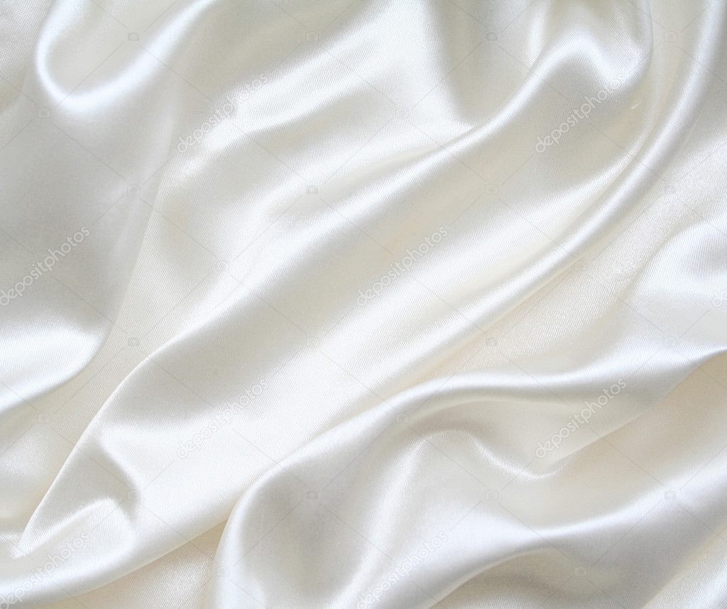 white silk background