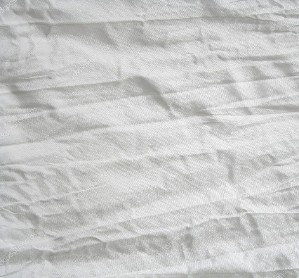 White Linen Fabric Can Use As Background White Fabric Can Use As Background Stock Photo