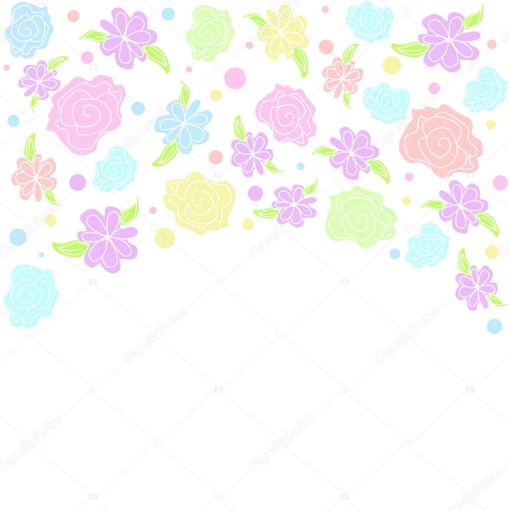 Paper flower patterns can be