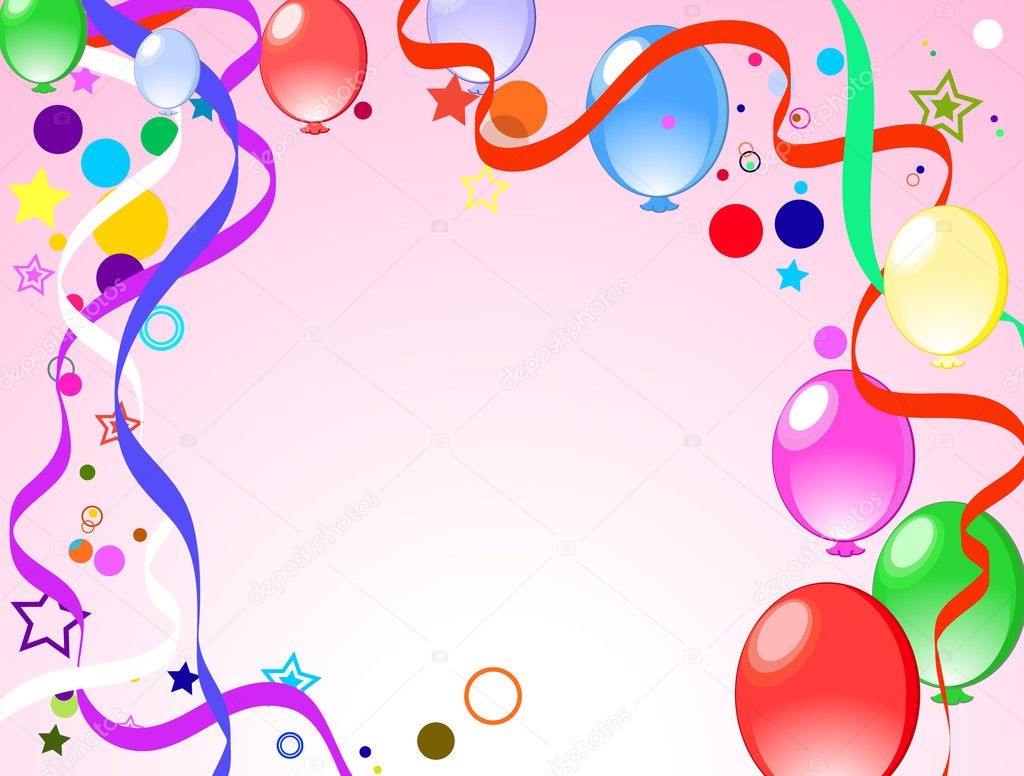 Background With Balloons