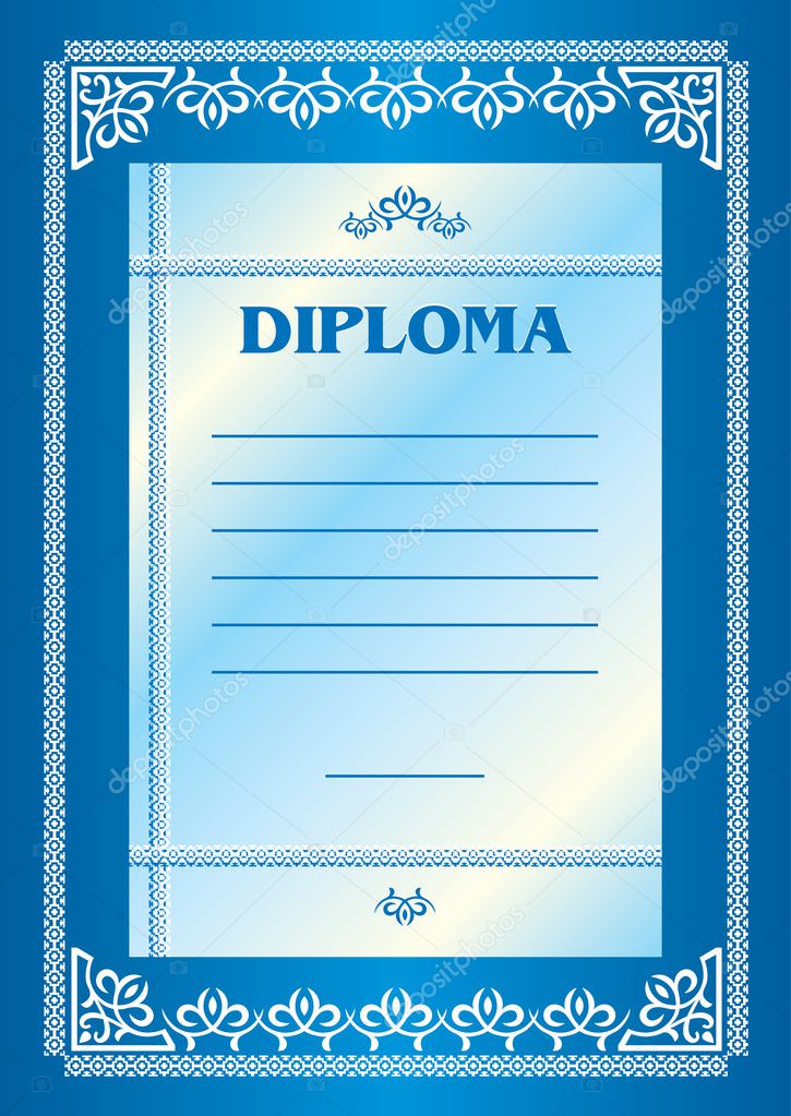 vector diploma