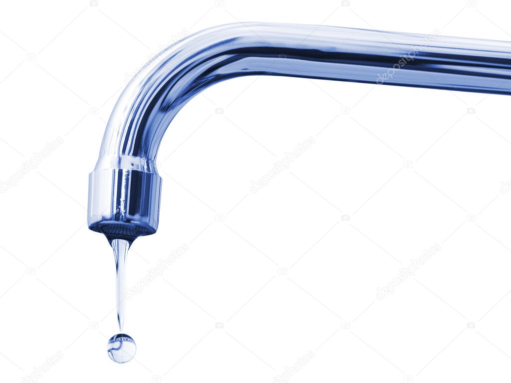 Faucet Pouring Water