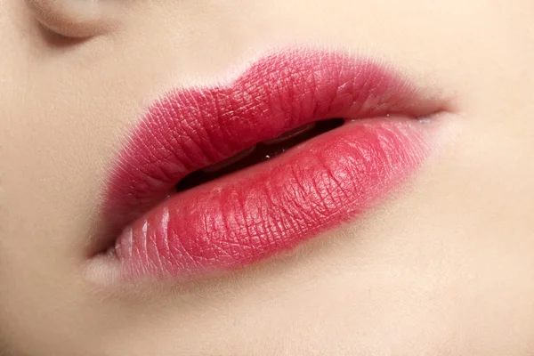 Girl's lips zone make-up