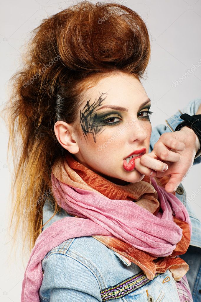 Mystique Makeup Trial 1 by ~Daniphae on deviantART : Owen's blog