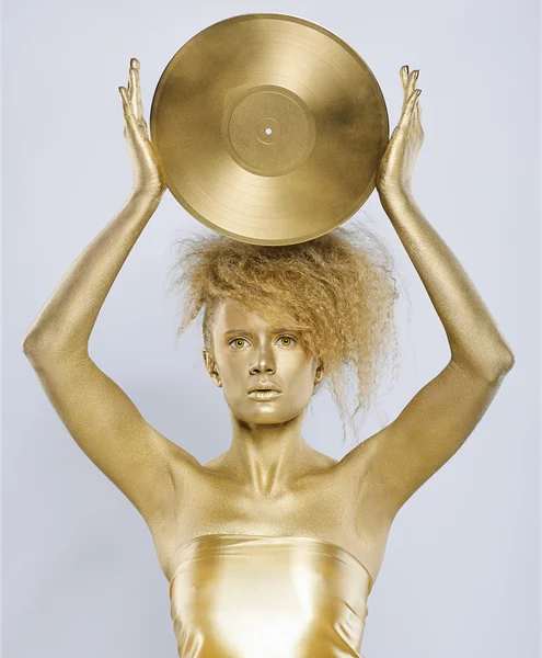 golden vinyl