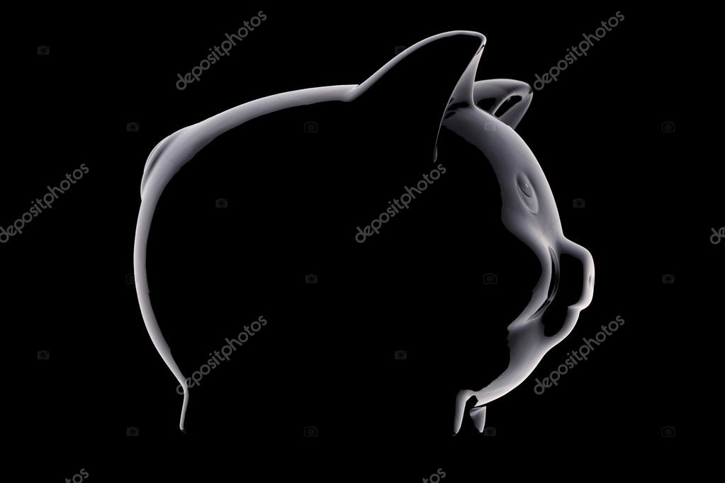 piggy bank silhouette