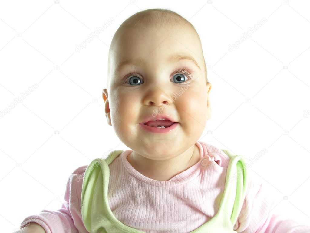 bebé con cuatro dientes — Foto de Paha_L - depositphotos_3537385-Infant-with-four-teeths