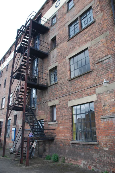 Fire escape stairs