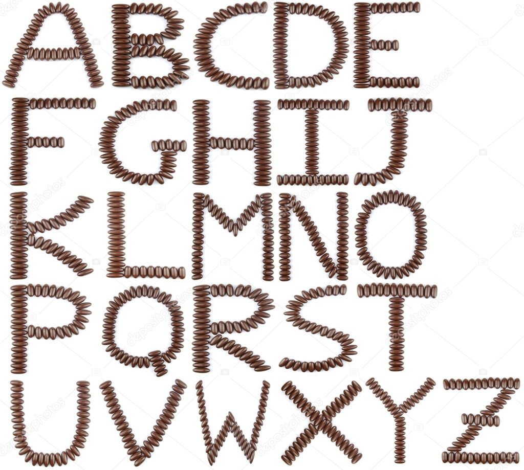 Chocolate Alphabet