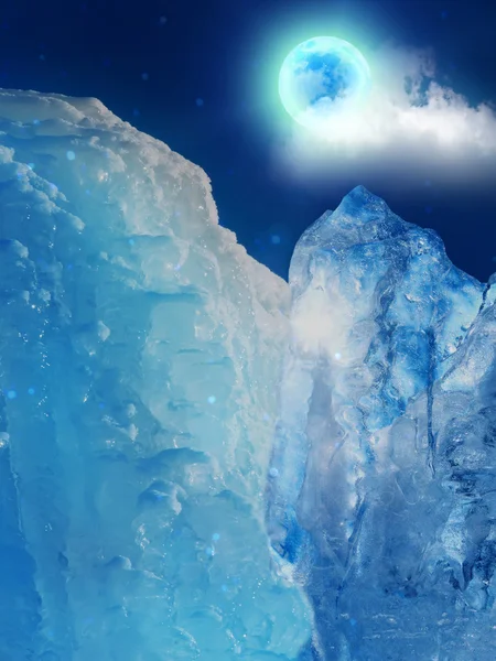 Iceberg mountain ice