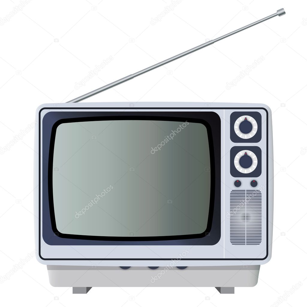 Old Tv Vector