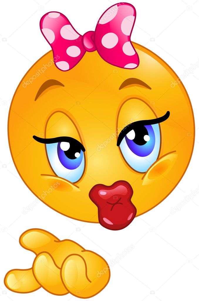 Emoticon Kissing