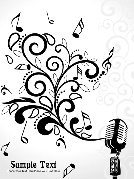 music background vector. of music background