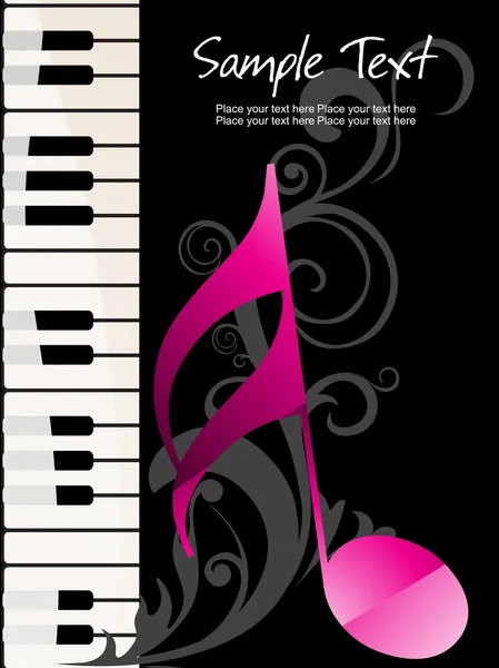 music background vector. of music background