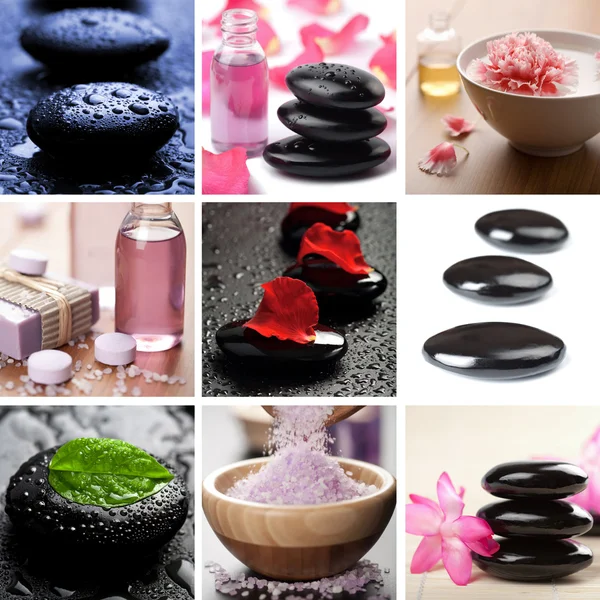 Spa and body care collage