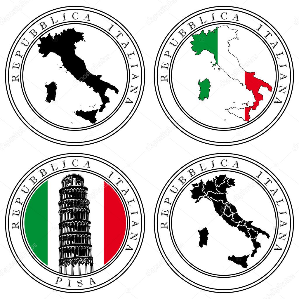 Italian Stamp — Stock Vector 3174160