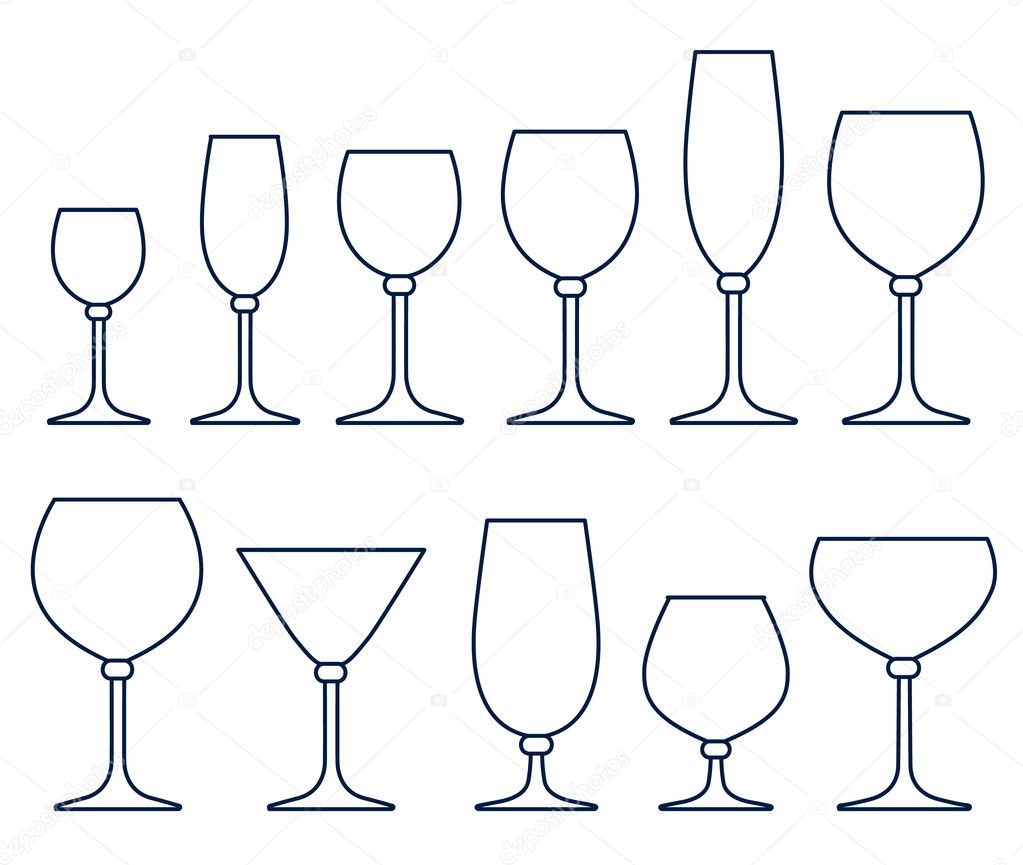 Alcoholic Glasses