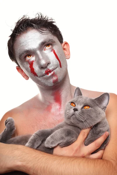 Cat And Man