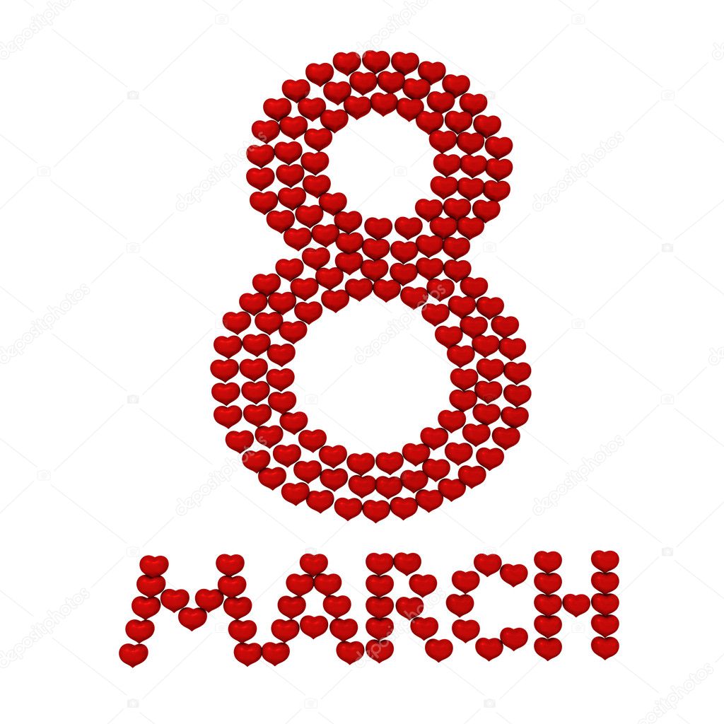 8 march International Womens Day — Stock Photo © DmitryDDD #3554454