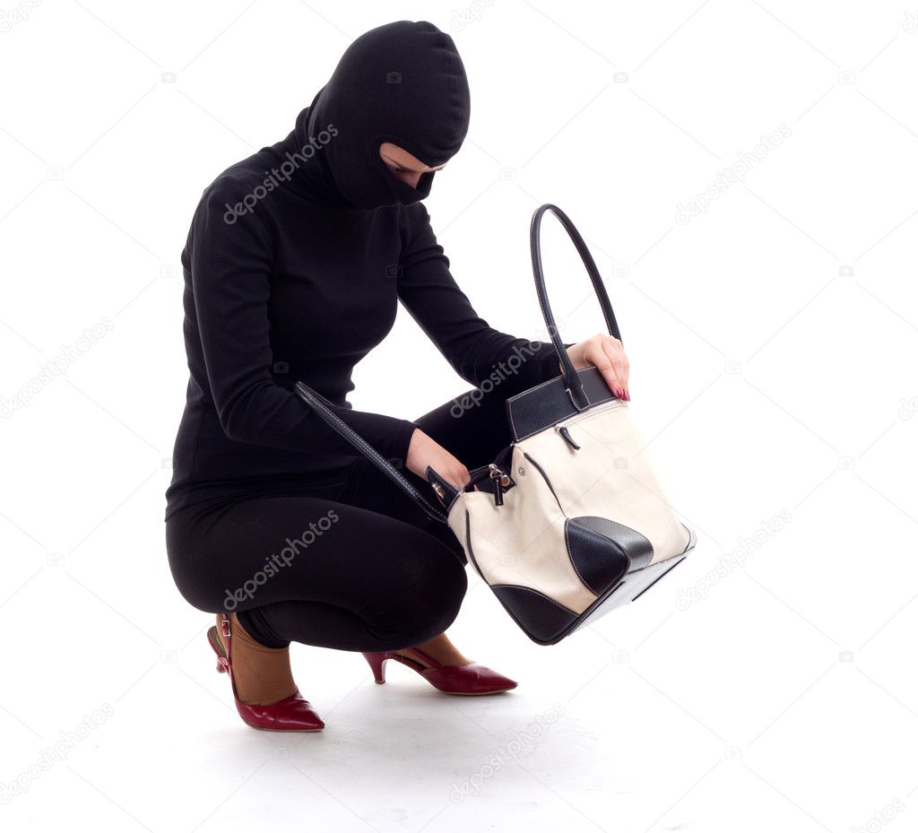 Thief with steal bag — Stock Photo © photomak 3674856