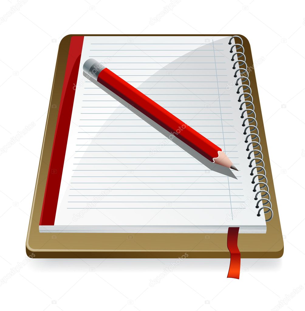 Notepad And Pencil