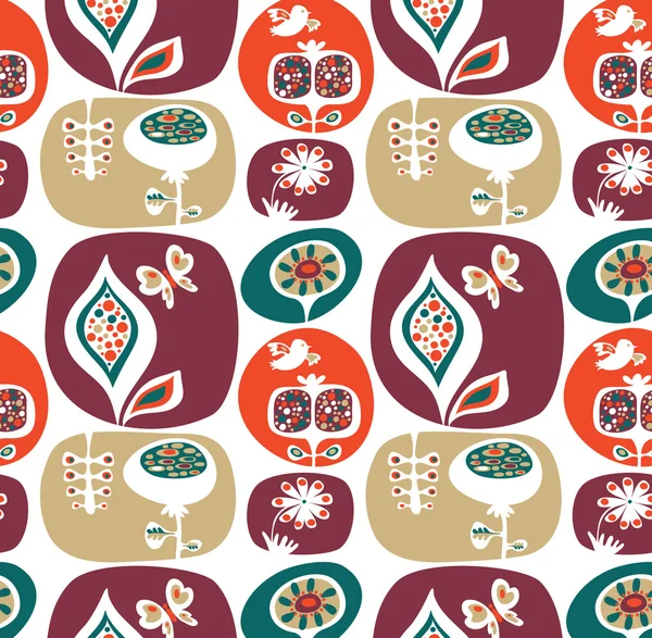 Floral Wallpaper on Decorative Floral Wallpaper Pattern   Stock Vector    Marina Zlochin