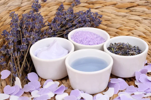 Aromatic lavender bath