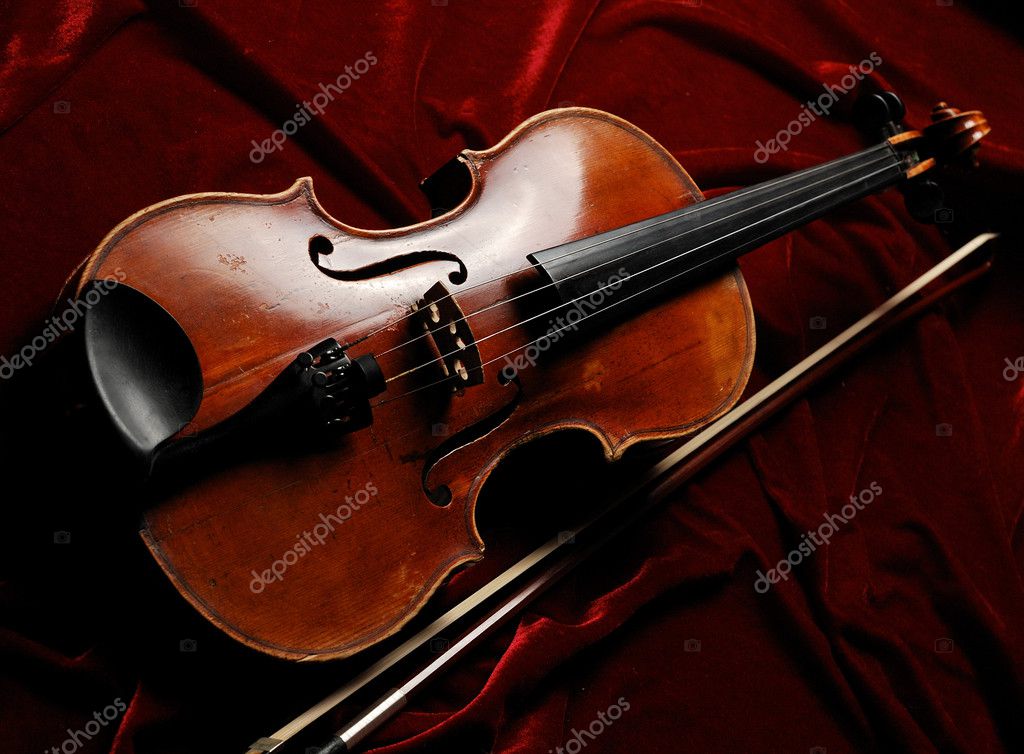 old fashioned violin