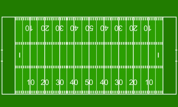 American football field by