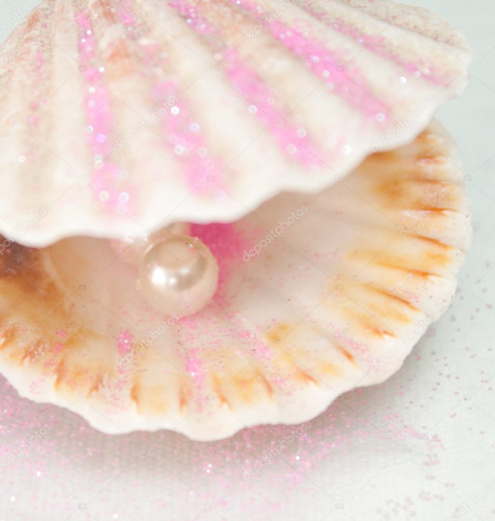 Seashell With Pearl