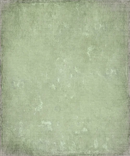 Faded grunge green plaster background with frame