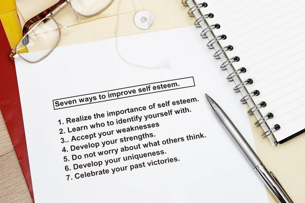 Seven ways to improve self esteem