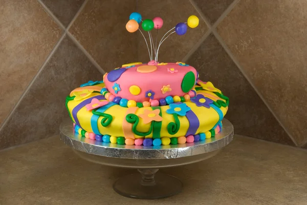 Fancy Decorated Birthday Cake
