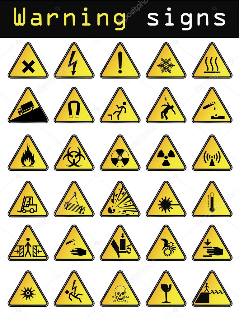 Science Warning Signs